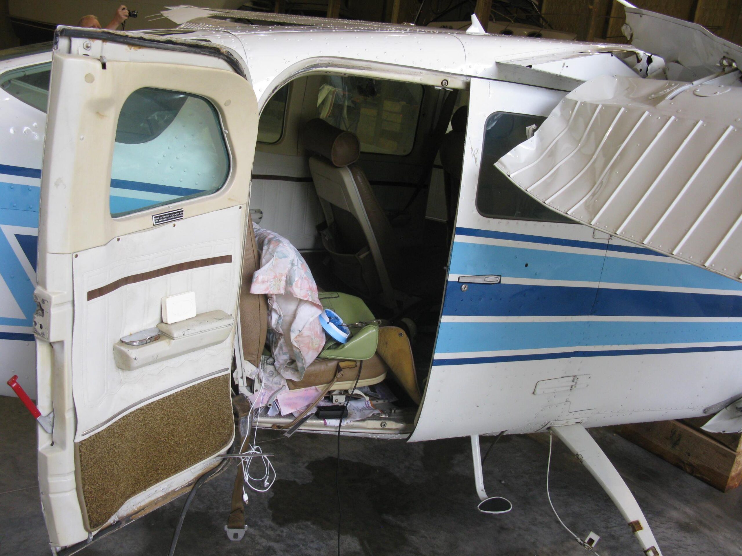 CESSNA U206F accident investigation - Ludington, MI