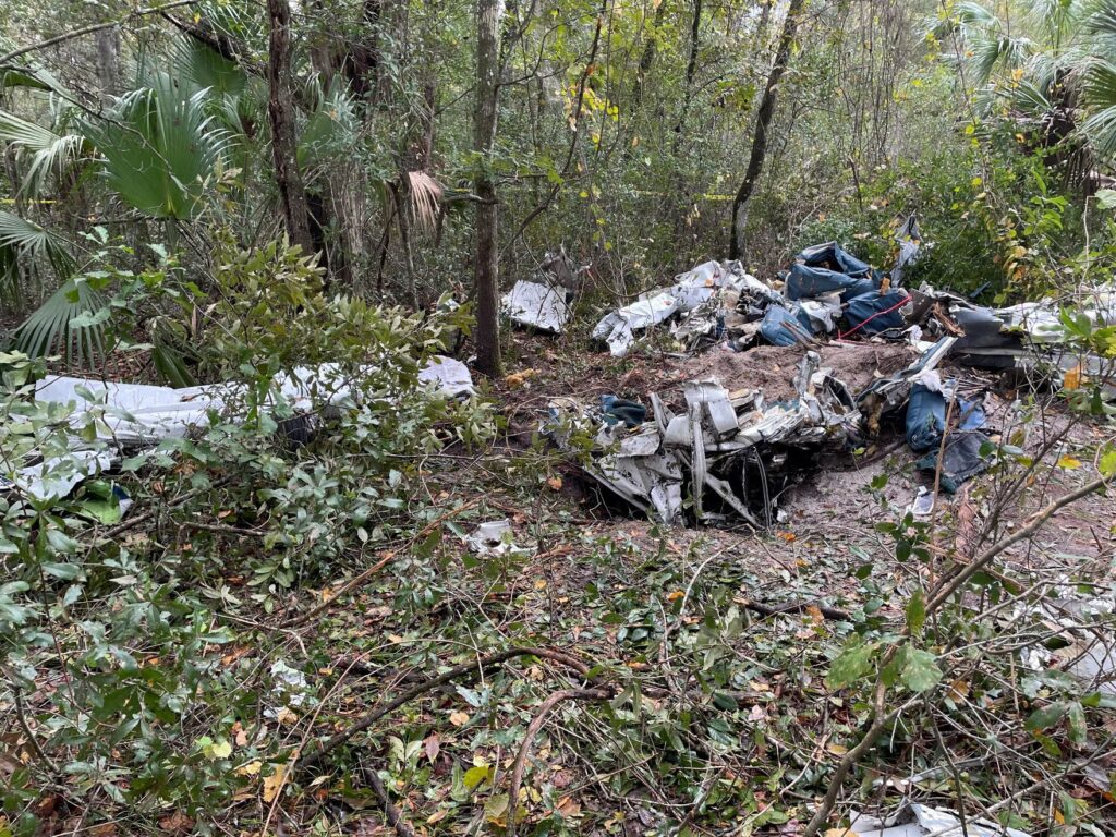 PIPER PA-28-180 accident investigation - Micanopy, FL