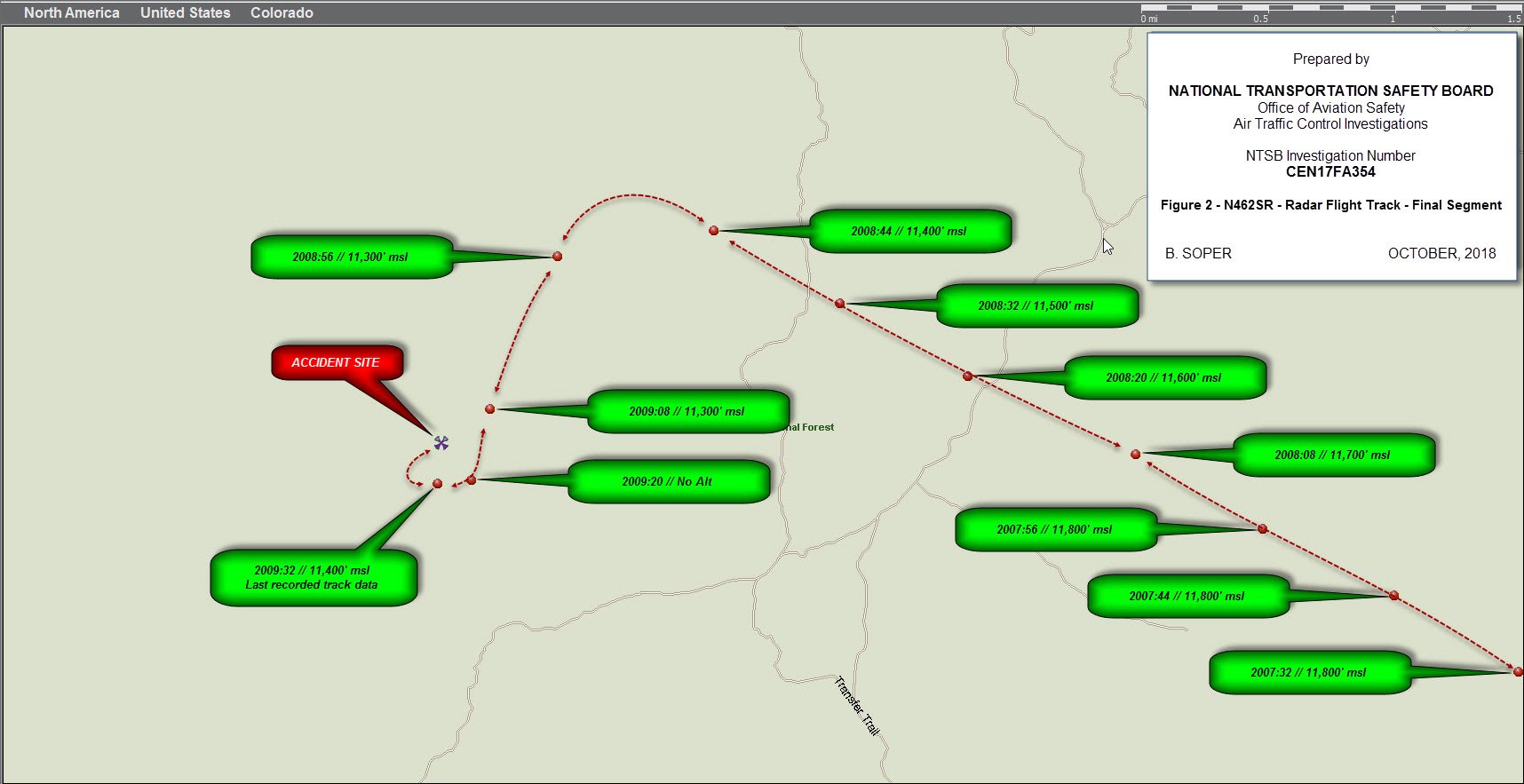 CIRRUS DESIGN CORP SR22 accident investigation - Glenwood Springs, CO