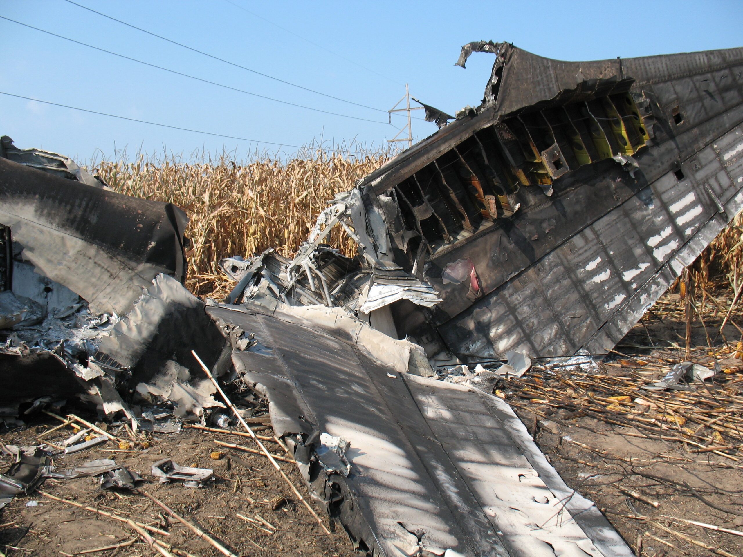 CONVAIR CV-580 accident investigation - Columbus, OH