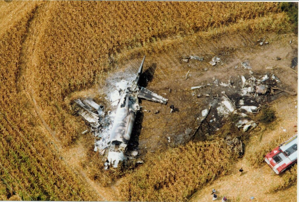 CONVAIR CV-580 accident investigation - Columbus, OH