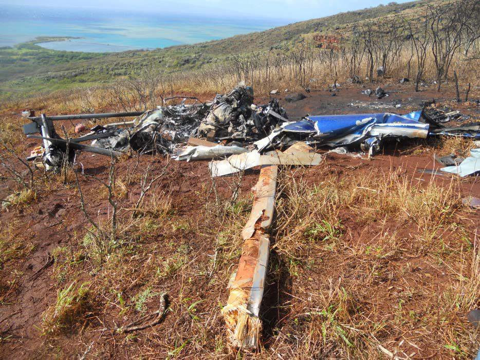 EUROCOPTER EC 130 B4 accident investigation - Pukoo, HI
