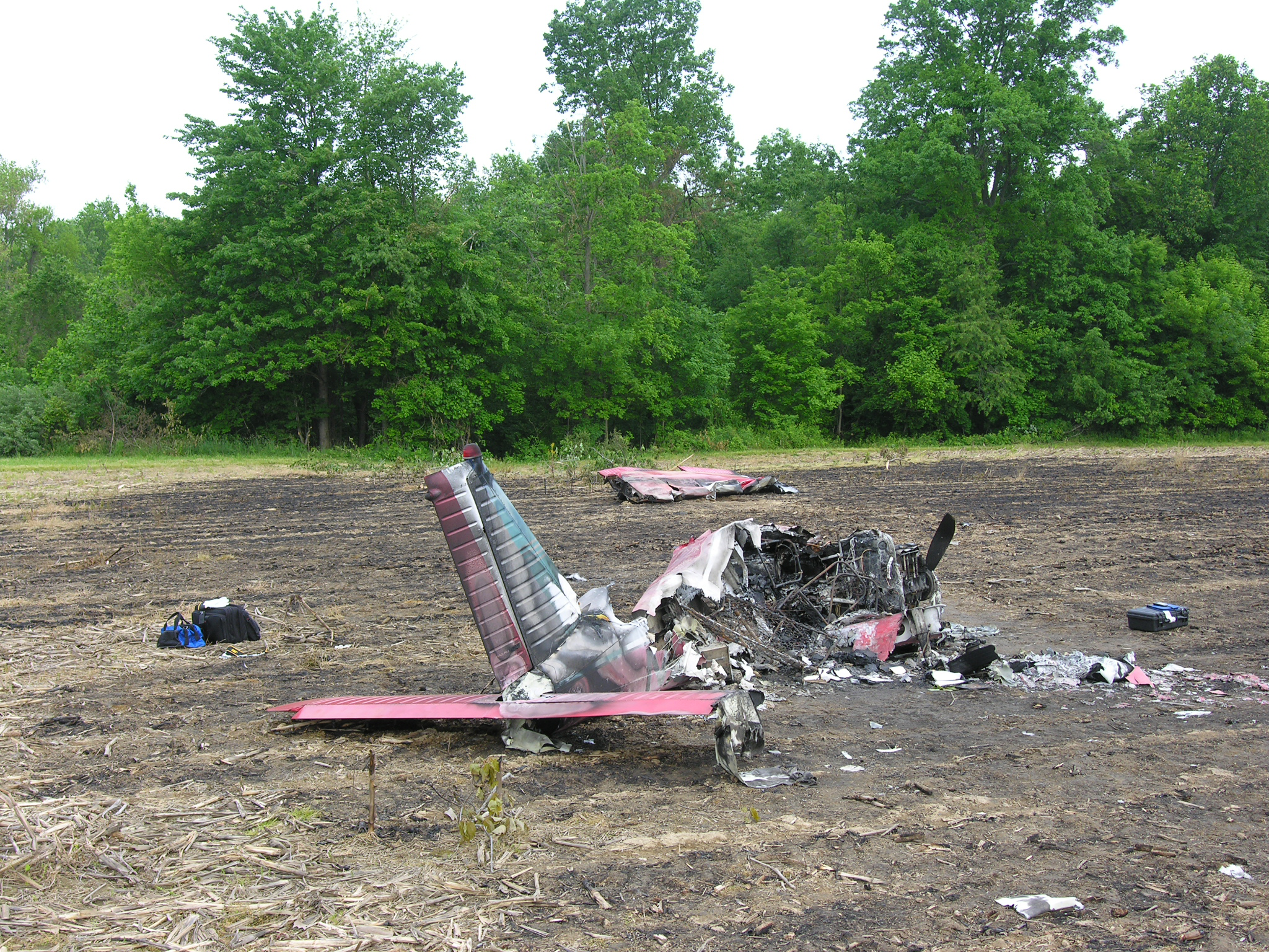 PIPER PA28 accident investigation - Hillsboro, OH