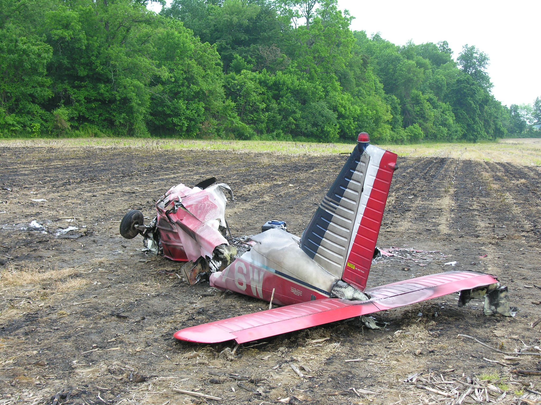 PIPER PA28 accident investigation - Hillsboro, OH