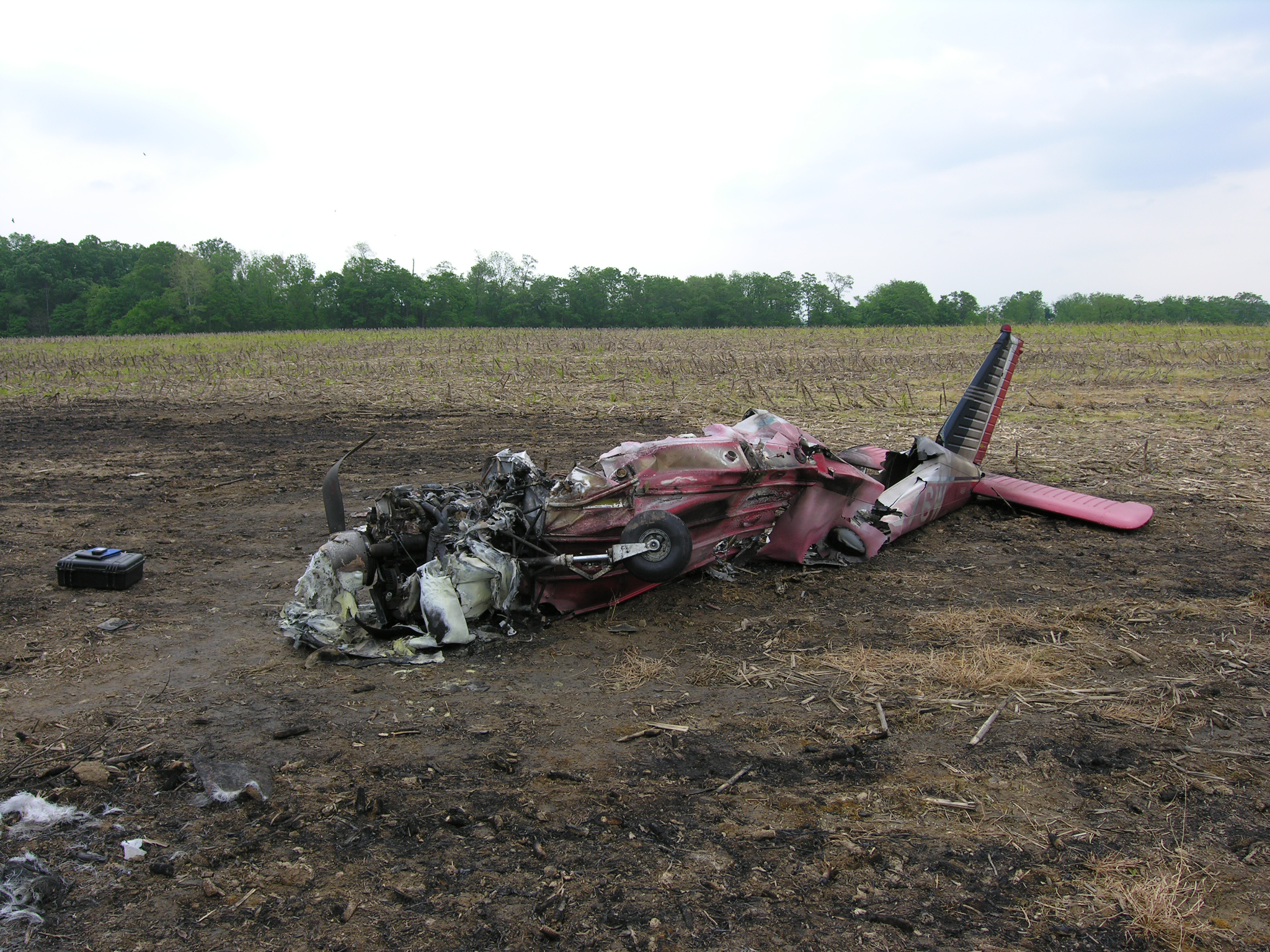 PIPER PA28 accident investigation - Hillsboro, OH