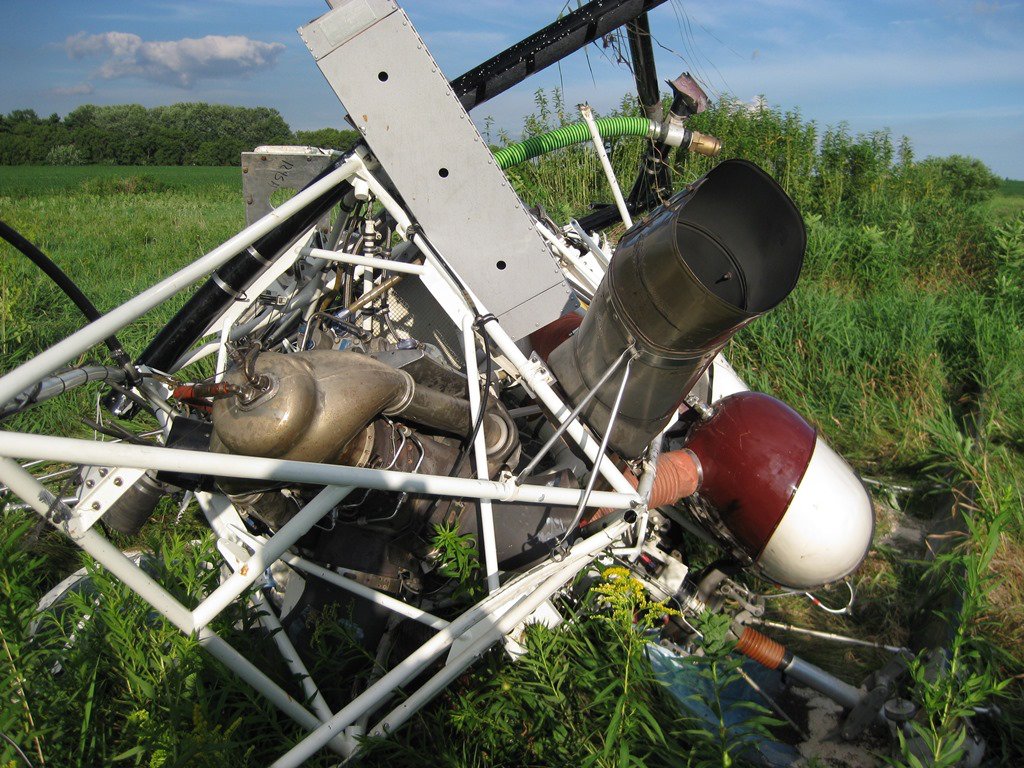 BELL 47G-4A accident investigation - Rochester, MN