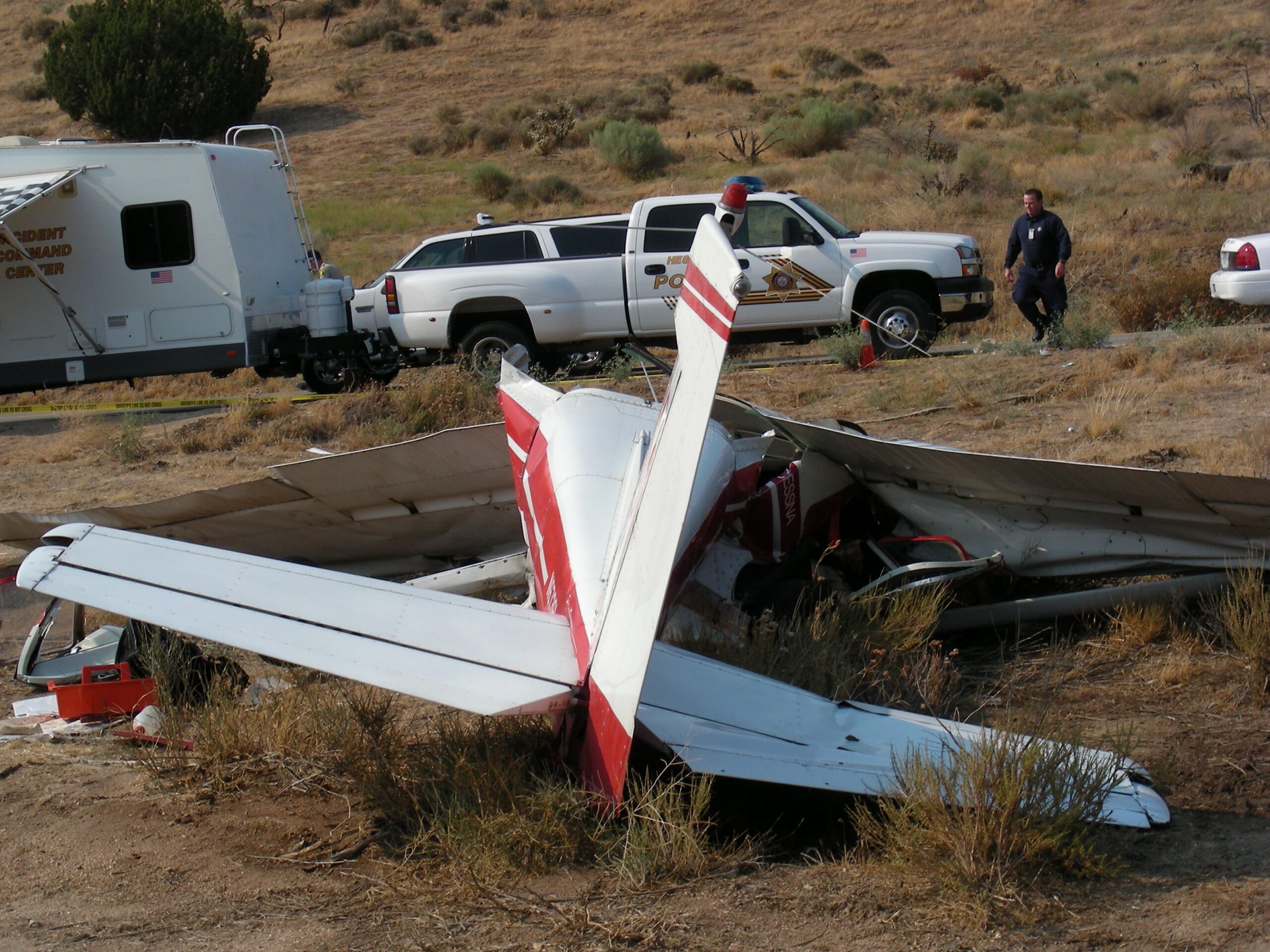 CESSNA 152 accident investigation - Hesperia, CA