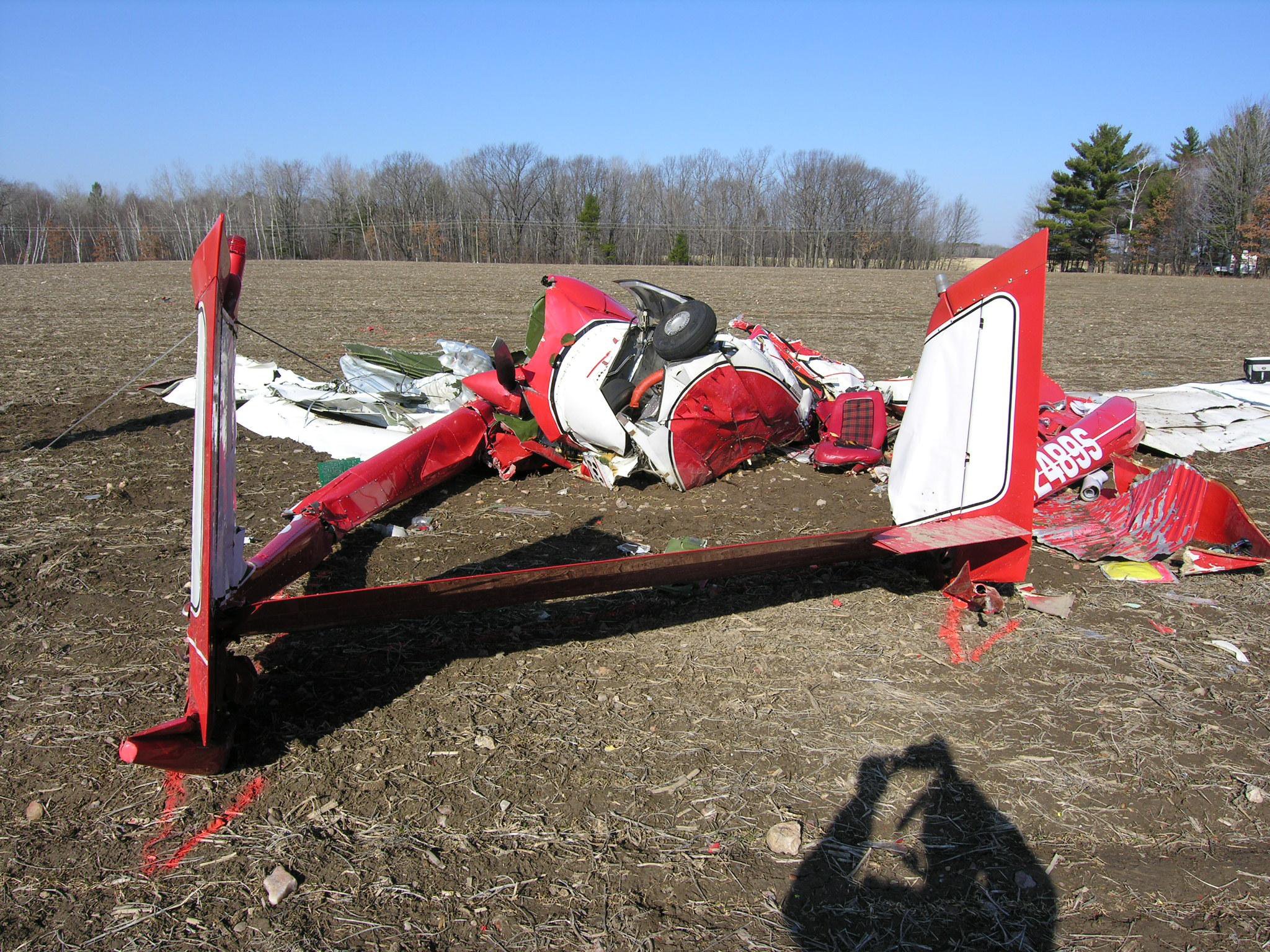 CESSNA 337 accident investigation - Pittsville, WI