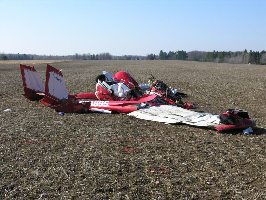 CESSNA 337 accident investigation - Pittsville, WI