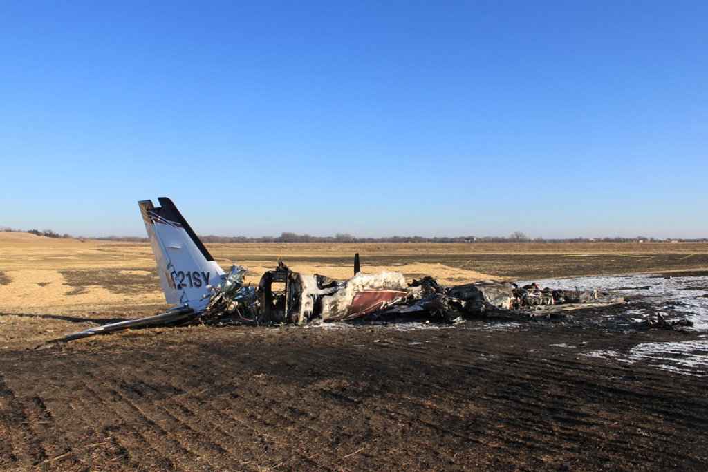 CESSNA 421C accident investigation - Sioux Falls, SD