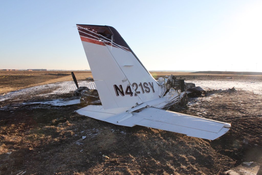 CESSNA 421C accident investigation - Sioux Falls, SD