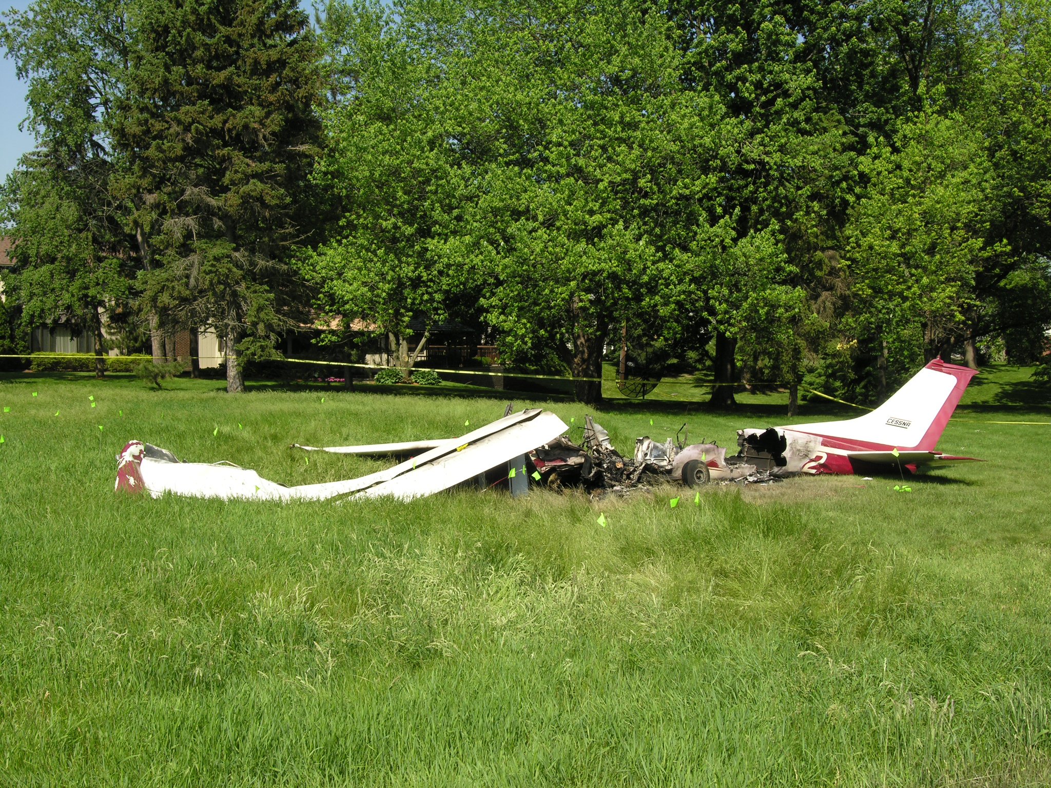 CESSNA U206C accident investigation - Fremont, OH