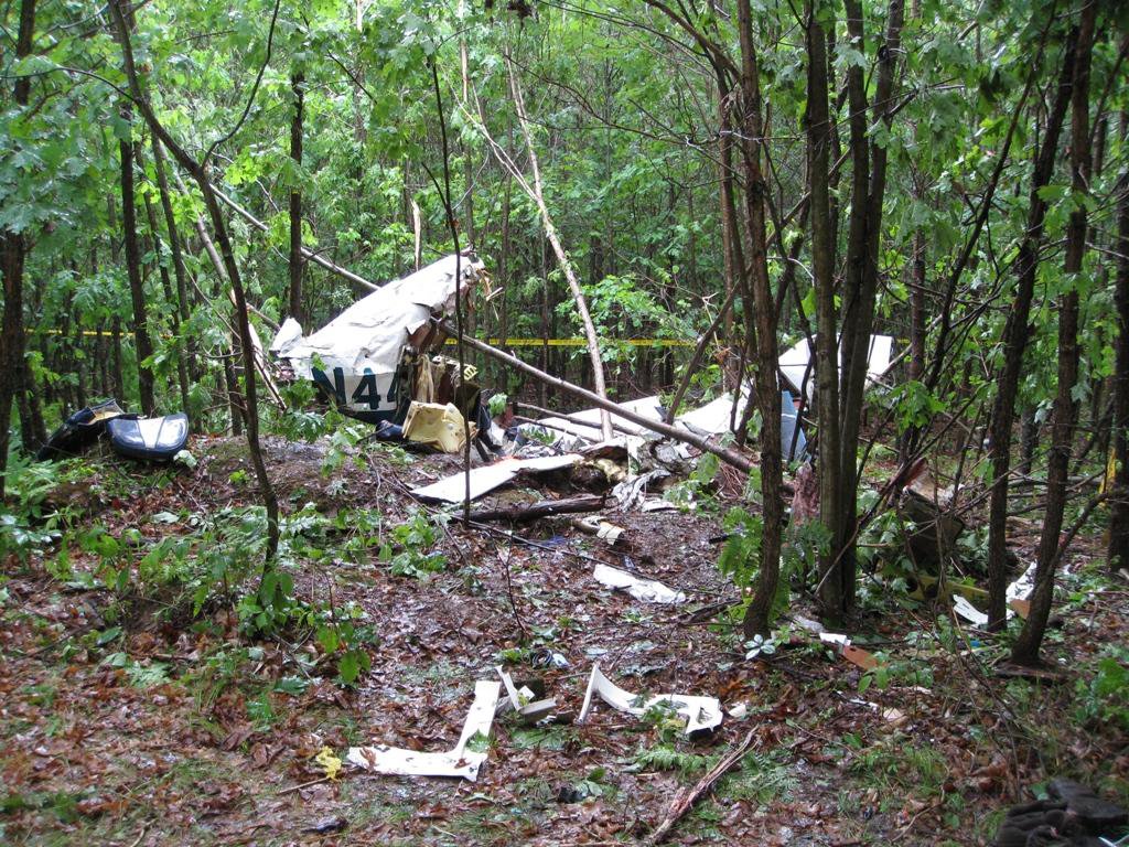 Gulfstream American Corp AA-5B accident investigation - Humbird, WI