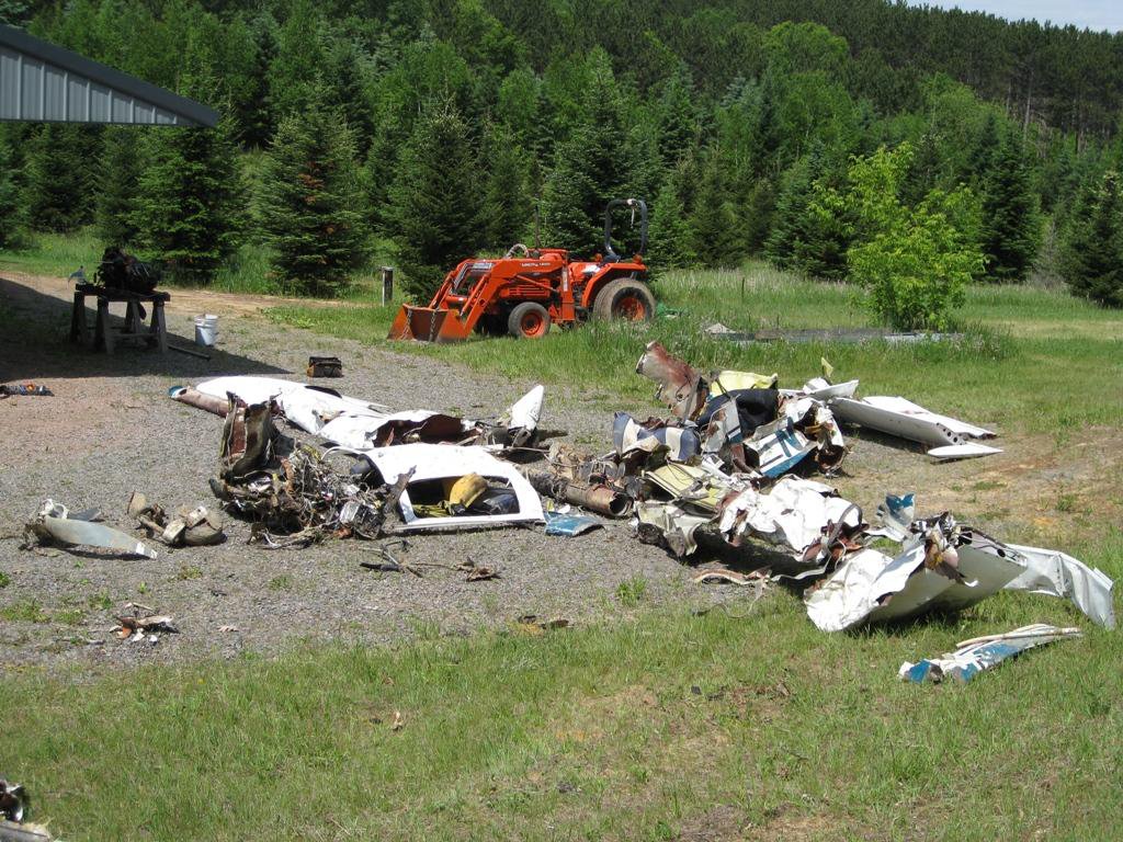 Gulfstream American Corp AA-5B accident investigation - Humbird, WI