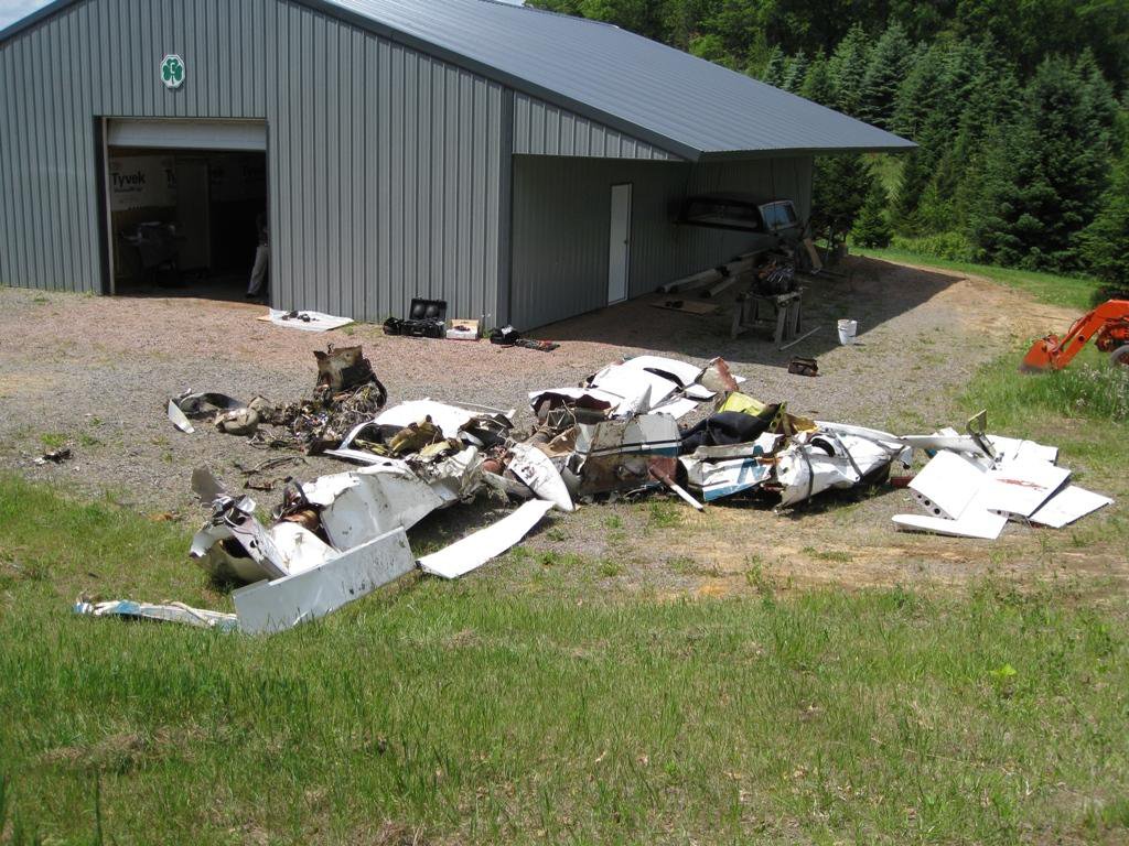 Gulfstream American Corp AA-5B accident investigation - Humbird, WI