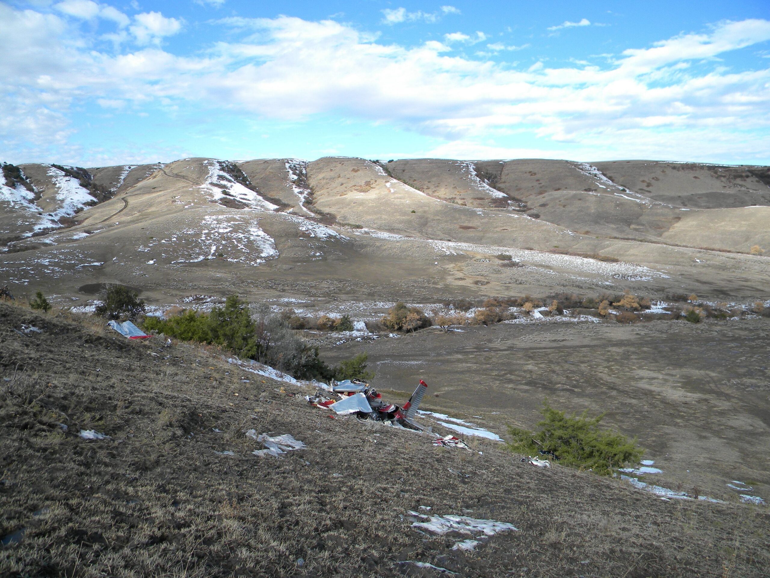 CESSNA 182 accident investigation - Pryor, MT