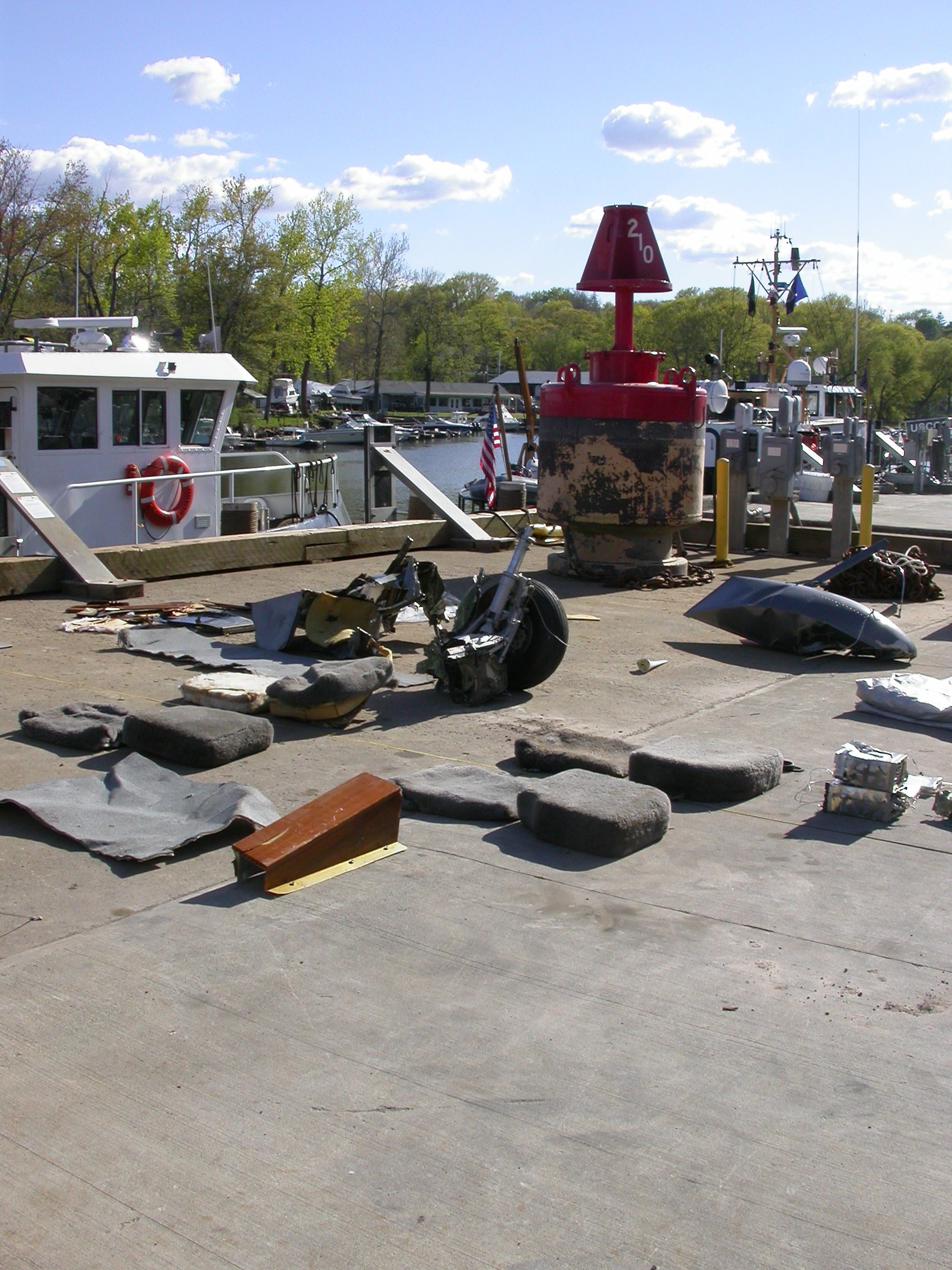 GRUMMAN G-44 accident investigation - Catskill, NY