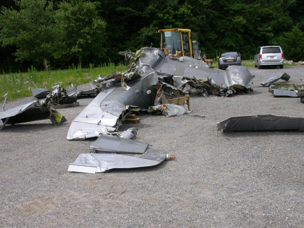 GRUMMAN G-44 accident investigation - Catskill, NY
