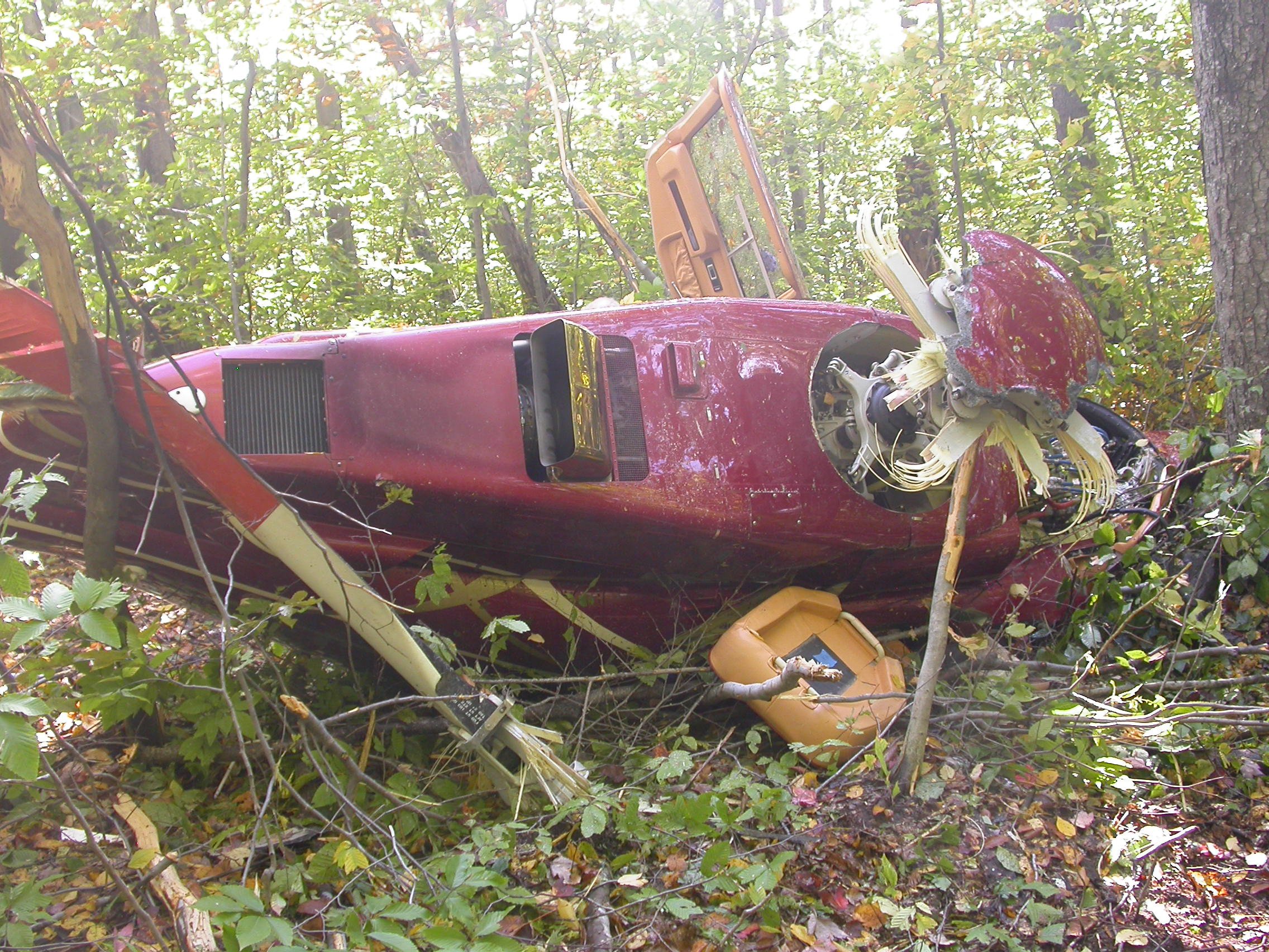 BELL 407 accident investigation - Coolbaugh Township, PA